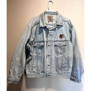 Kingston Technology Denim Jean Jacket Unisex 1990's Measurements in Description